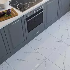 Керамогранит Grasaro Softmarble 60x60 см 1.8 м² лаппатированный цвет белый