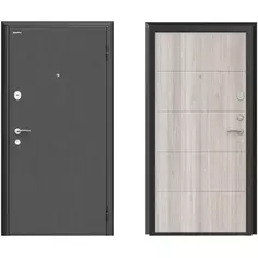 Дверь входная металлическая Премиум New 88x205 см правая дуб седой Doorhan