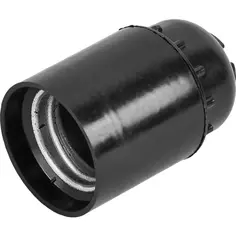 Патрон IEK Пкб27-04-К01 карболитовый для лампы Е27 подвесной цвет черный