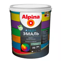 Эмаль Alpina Аква База 3 цвет прозрачный 2.35 л