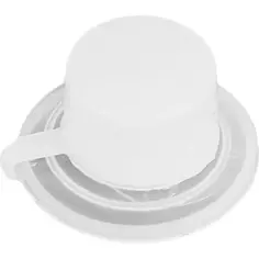 Шляпка для шиферного гвоздя 25 мм, цвет прозрачный 20 шт. НЕВСКИЙ КРЕПЕЖ