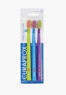 Комплект зубных щеток Curaprox с очень мягкой синтетической щетиной