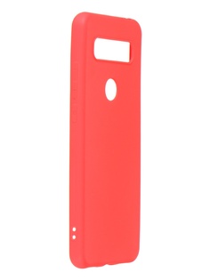 Чехол DF для TCL 10 SE Silicone Red tcCase-01