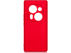Чехол DF для Tecno Phantom X2/X2 Pro Silicone Red tCase-18