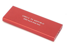 Бокс Vbparts NGFF M2 USB 3.0 Red 057929