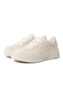 Кожаные кеды GG Gucci