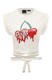 Хлопковая футболка Pinko