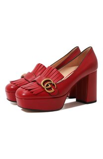 Кожаные туфли Marmont Gucci