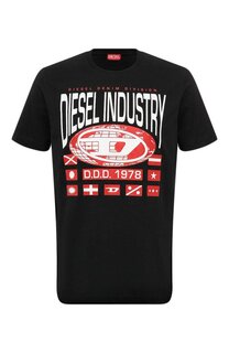 Хлопковая футболка Diesel