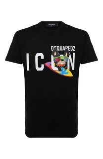 Хлопковая футболка Icon Dsquared2