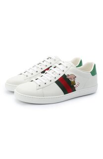 Кожаные кеды New Ace Gucci