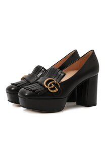 Кожаные туфли Marmont Gucci