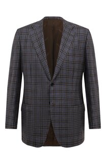 Пиджак из кашемира и шелка Kiton