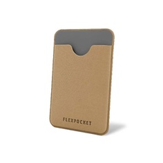 Наклейка для телефона FLEXPOCKET Чехол для карты на телефон из экокожи, на клеевой основе