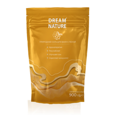 Соль для ванны DREAM NATURE Соль с пеной для ванн "Облепиха и мед" 900.0