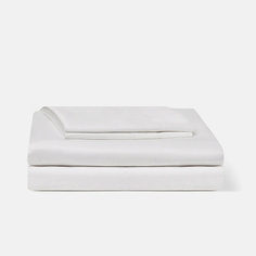 Комплект постельного белья HOME STORY Снежно-белый комплект (Евро, 50 × 70, На резинке)
