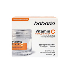 Крем для лица BABARIA Тонизирующий крем для лица с витамином С 50.0