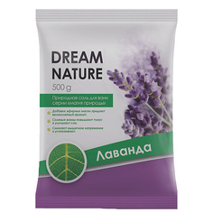 Соль для ванны DREAM NATURE Природная соль "Лаванда" 500.0