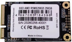 Накопитель SSD mSATA AMD R5MS256G5 Radeon R5 256GB SATA 6Gb/s 3D TLC 543/467MB/s IOPS 80K/72K
