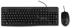 Клавиатура и мышь Oklick 1875246 клав:черная мышь:черная USB Multimedia (1875246)
