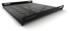 Полка Hyperline TSH3L-300-RAL9004 глубина 300 мм, с боковым креплением, нагрузка до 20 кг, для шкафов серии TTB, TTR, TTC2, TWB, TWM, TWFS, черный (RA