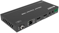 Комплект Infobit E150CG удлинителя сигнала, HDMI до 150 м. 1080p, 120 м. 4K/60 Гц, двунаправленный ИК и RS232, POC и HDCP 2.2.