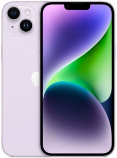 Смартфон Apple iPhone 14 256GB MPW73 purple, with 2 Sim trays, no eSim