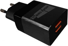 Зарядное устройство сетевое More Choice NC24i 2*USB 2.1A для Lightning 8-pin Black