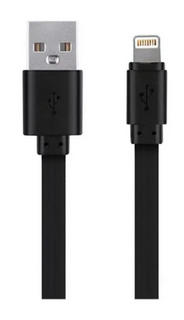 Кабель интерфейсный More Choice K21i USB 2.1A для Lightning 8-pin ПВХ 1м Black