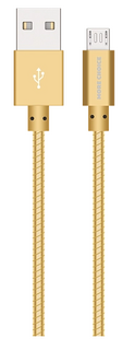 Кабель интерфейсный More Choice K31m USB 2.1A для micro USB 1м Gold