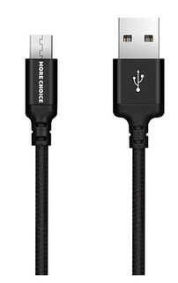 Кабель интерфейсный More Choice K12m USB 2.1A для micro USB нейлон 1м Black