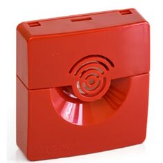 Оповещатель Рубеж ОПОП 2-35 24В (красный) охрано-пожарный звуковой