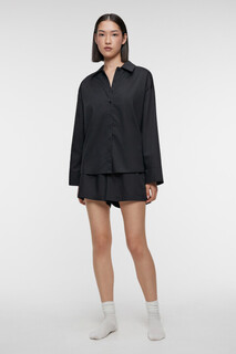 Рубашка oversize домашняя с широкими манжетами Befree