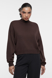 свитер женский Свитер с горлом вязаный свободного кроя Befree