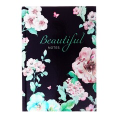 Ежедневник недатированный а5, 80 листов, твердая обложка, глянцевая ламинация, beautiful notes, блок офсет Calligrata