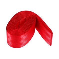 Нейлоновая лента, ремень 4.8 см × 5 м, красный NO Brand