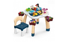 Конструкторы Конструктор Pituso Комплект стола и стула для игры с конструктором 47х47х46,5 см