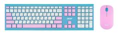 Клавиатура + мышь Acer OCC200 фиолетовый/зеленый (ZL.ACCEE.003)