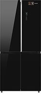 Многокамерный холодильник Weissgauff WCD 590 NoFrost Inverter Premium Black Glass