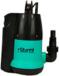 Насос дренажный Sturm 250 Вт, частицы до 5 мм, 116 л/мин, 7 м, встроенный поплавок (WP97025BF) Sturm!
