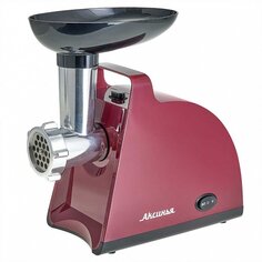 Мясорубка электрическая Аксинья, КС-2003, 2000 Вт, реверс, 1.8 кг/мин, бордовый с черным