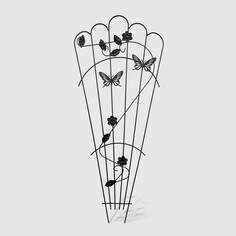 Решётка для сада Lvchen железо чёрный 38x87cm