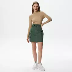 Юбка Lacoste Slim fit на молнии с поясом