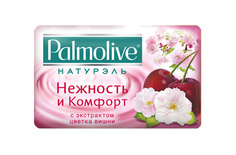 Мыло кусковое мыло PALMOLIVE Нежность и Комфорт Цветок Вишни 100г