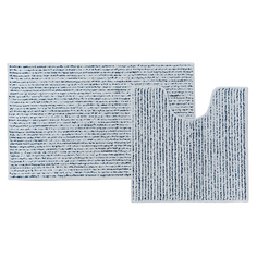 Коврики для ванной и туалета набор ковриков IDDIS Basic для ванной 50х80 см и для туалета 50х50 см