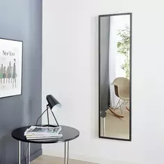 Зеркало декоративное Inspire Milo прямоугольное 30x120 см цвет чёрный