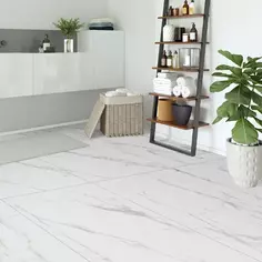 Керамогранит Axima Bergamo 120x60 см 1.44 м² цвет бело-серый