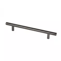 Ручка-рейлинг Prz металл D12 160 мм цвет черный никель Palladium