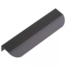 Ручка накладная мебельная 128 мм, цвет черный Без бренда