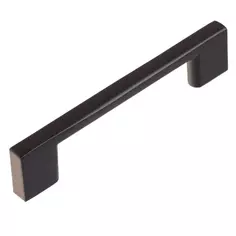 Ручка-скоба прямая мебельная 96 мм, цвет черный Без бренда